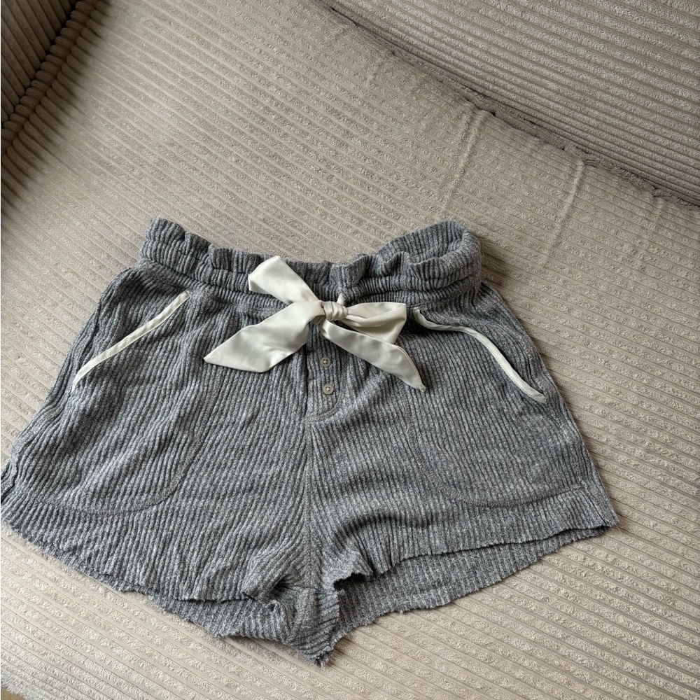 Abercrombie & Fitch Gray Shorts with Bow